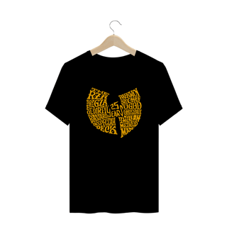 Camiseta de Malha Prime Wu Tang Clan 25 Anos Logo Amarelo