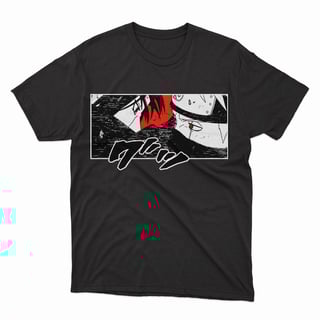 Camiseta Preta Kakashi vs Itachi