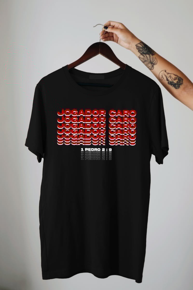 Nome do produto: Camiseta Jogador Caro
