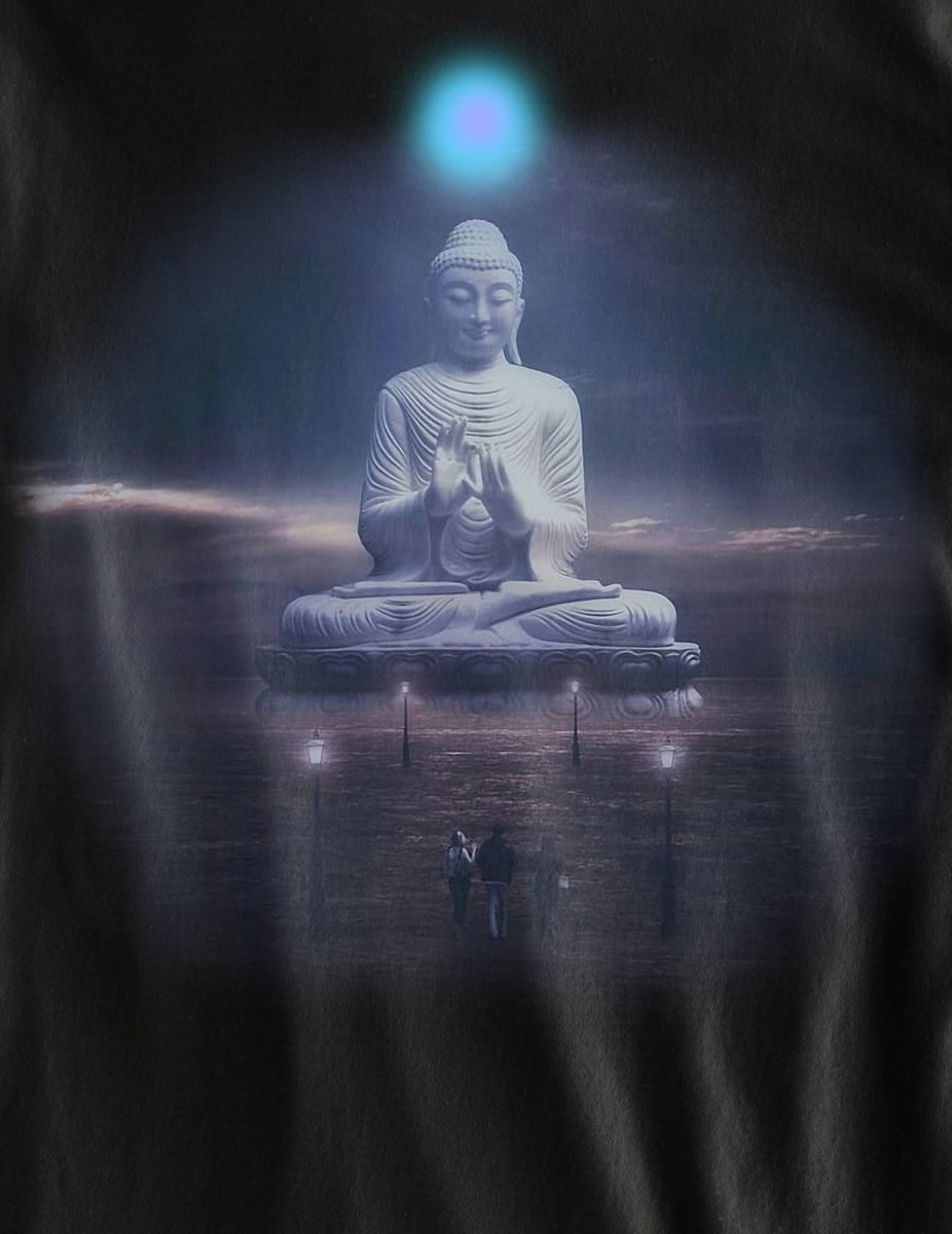 Nome do produto: Camiseta A Estátua de Buda - (unissex)