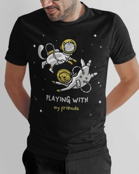 Camiseta Playing With My Friends