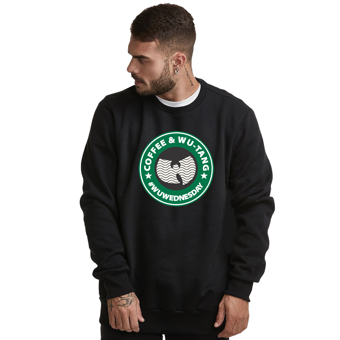 Nome do produto: Moletom Fechado Wu Tang Clan Interior Flanelado #WuWednesday