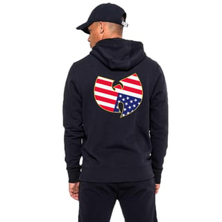 Moletom Aberto Ziper Wu Tang Clan Interior Flanelado Logo USA