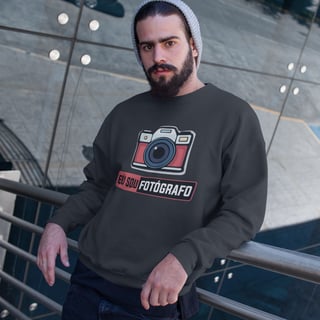 Nome do produto Blusão moletom - EU SOU FOTOGRAFO