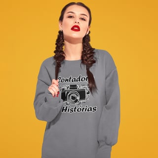 Nome do produto Blusão moletom - CONTADORA DE HISTORIAS
