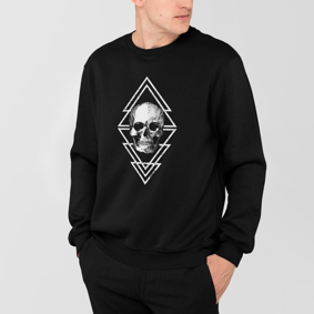 MOLETOM SKULL KAWLIN UNISSEX