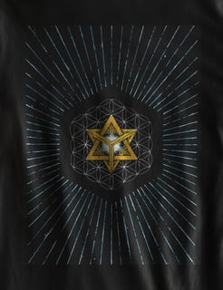 Camiseta Estrela Sagrada da Vida - (unissex)