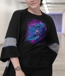Camiseta Plus Size - Geometria Sagrada Universal - (unissex)
