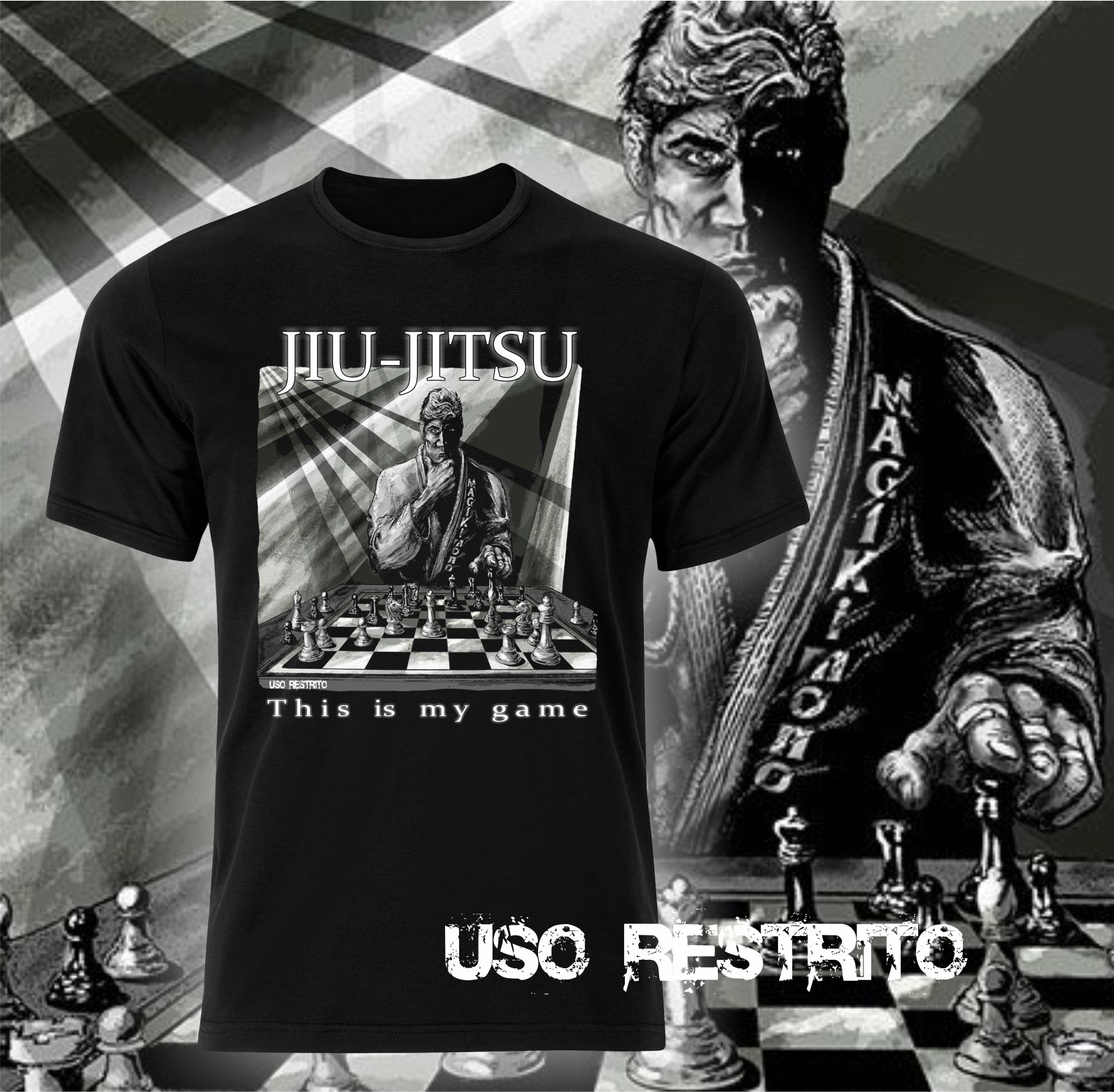 CAMISA XADRISTA BJJ