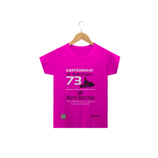 Nome do produto T-Shirt Quality Quick Racing Infantil | 1973 Kartódromo de Interlagos - 1ª Vitória em corrida oficial. [QRCode]