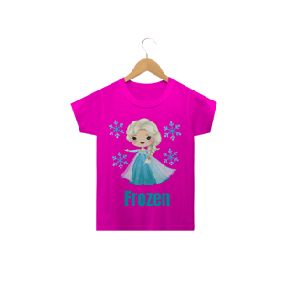 Nome do produtoCamiseta Infantil Menina Elza Frozen