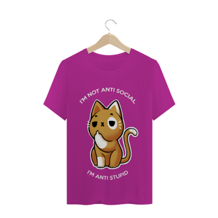 Nome do produtoCamiseta Não Sou Antissocial (gatos)