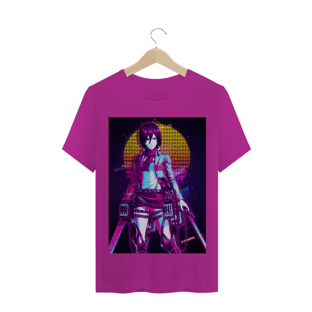 Nome do produtoCamiseta - Mikasa Neon Retrô