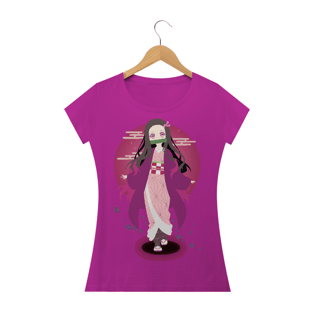 Nome do produtoCamiseta Feminina Kimetsu no Yaiba - Nezuco