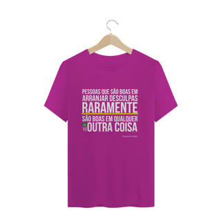 Nome do produto Camiseta Frase Benjamin Franklin