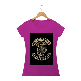 Nome do produto Camisa Baby Long Feminina - SONS OF ANARCHY - PROMOÇÃO DE INAUGURAÇÃO DE 59,90 POR APENAS 45,69