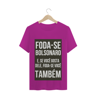 Nome do produtoCamiseta foda-se bolsonaro