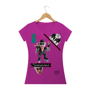 Nome do produtoGene Simmons! Camisa Feminina Baby Long Quality