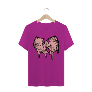 Nome do produtoCamiseta de Malha Quality Wu Tang Clan Logo Draw Grafite Rosa