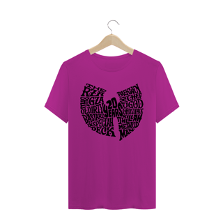 Nome do produtoCamiseta de Malha Quality Wu Tang Clan  20 Years Black