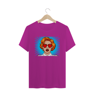 Nome do produto Camiseta Quality com Estampa Olhos de Coração