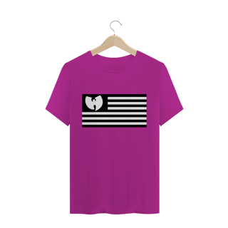 Nome do produtoCamiseta de Malha Quality Wu Tang Clan Flag Invertida