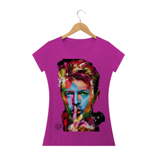Nome do produtoDavid Bowie! Camisa Feminina Baby Long Quality