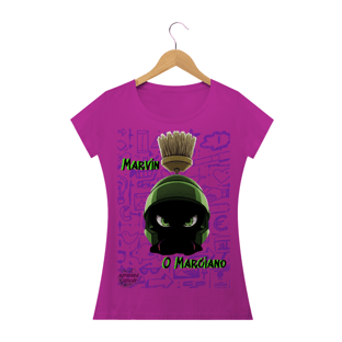 Nome do produtoMarvin O Marciano! Camisa Feminina Baby Long Quality