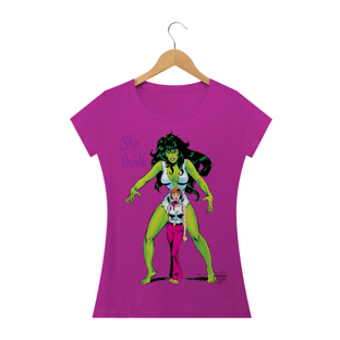 Nome do produtoShe-Hulk Transforme! Camisa Feminina baby long quality