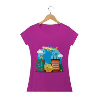 Nome do produtoCamiseta Baby Long Feminina - Travel Time