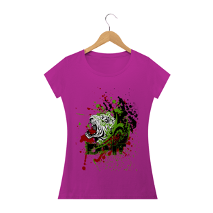 Nome do produtoCamiseta Baby Long Feminina - Do It Tigre