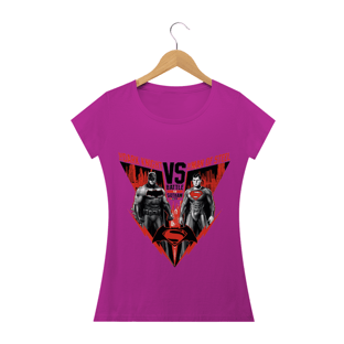 Nome do produtoCamiseta Baby Long Feminina - Batman vs Superman