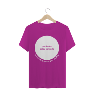 Nome do produtoCamiseta masculina - por dentro estou cansado