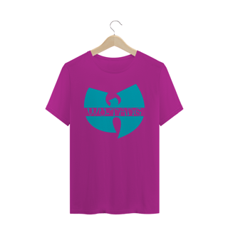 Nome do produtoCamiseta de Malha Quality Wu Tang Clan Logo Texto Tradicional Azul