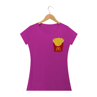 Nome do produto Camiseta Baby Long Quality Batata Frita Do Mc Donalds Tumblr Lanchonete