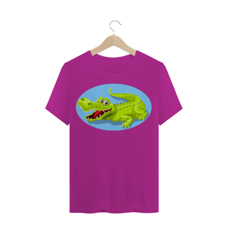 Nome do produto Camiseta Masculina Quality Estampa Jacaré Sorrindo