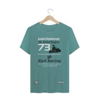 Nome do produto T-Shirt Estonada Quick Rcing | Interlagos 1973 - 1 ª Vitória em corrida oficial.