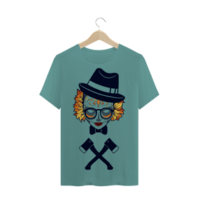 Caveira Mexicana Chapeleiro maluco / T-shirt Estonada