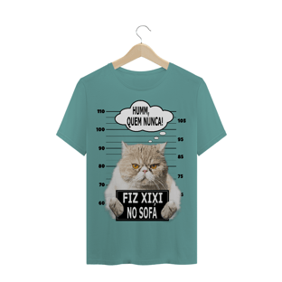 Nome do produtoCat - fiz xixi no sofá / T-shirt estornada