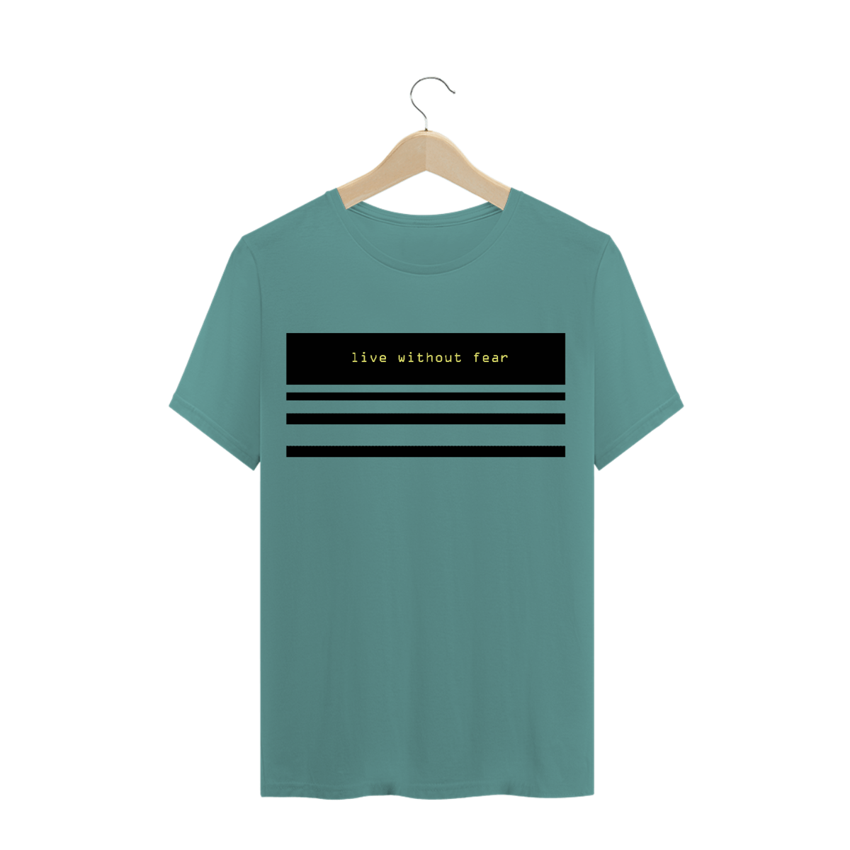 Nome do produto: Camiseta - live without fear