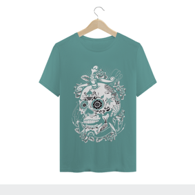 Camiseta Estonada - Caveira Artistica 