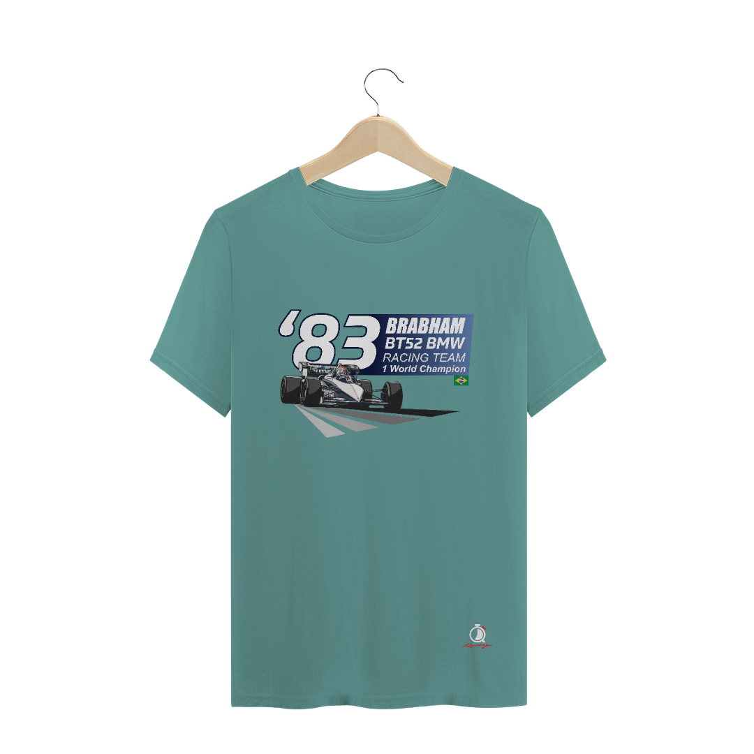 Nome do produto: T-Shirt Estonada Quick Racing | Brabham BT52 1983