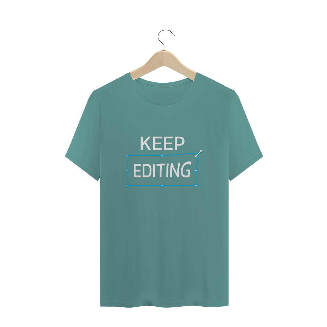 Nome do produto: Camiseta estonada KEEP EDITING