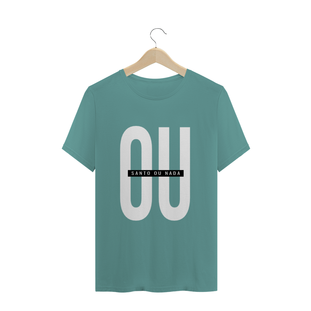 Nome do produto: T-shirt estonada Santo ou nada