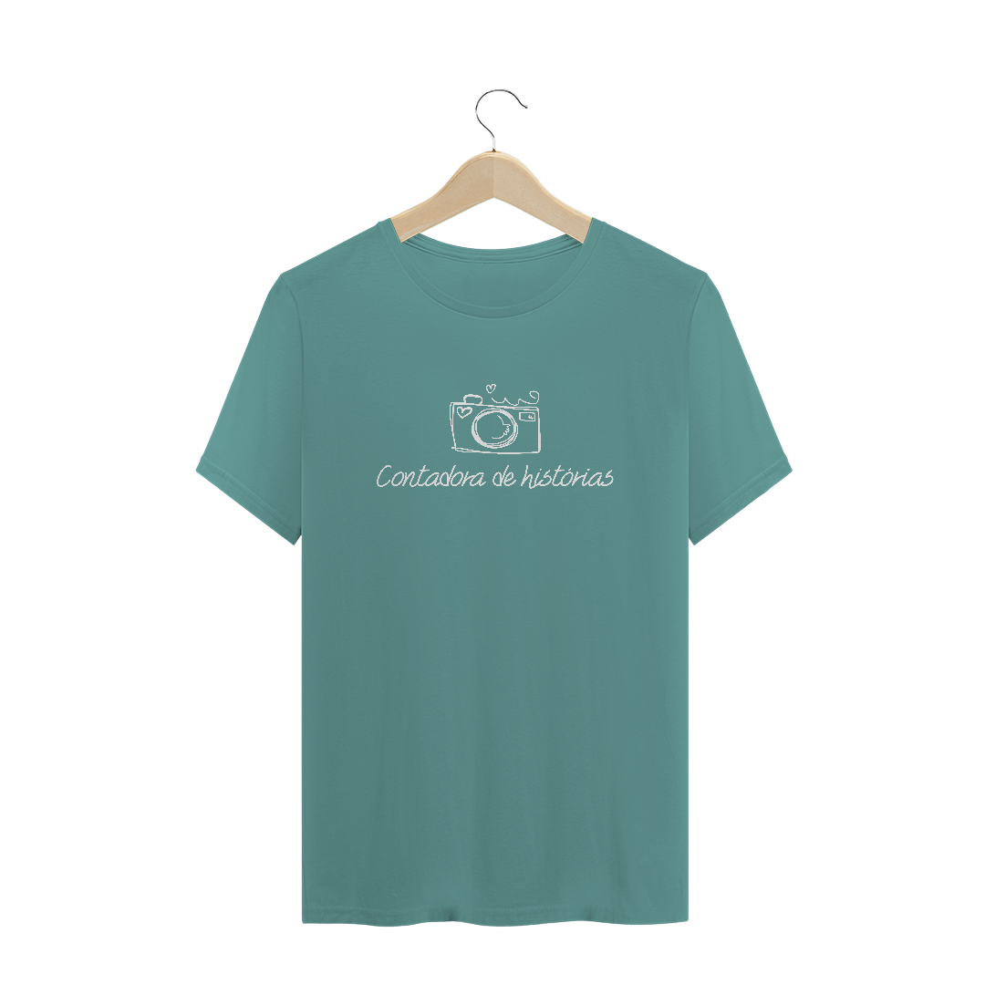 Nome do produto: Camiseta estonada - CONTADORA DE HISTORIAS