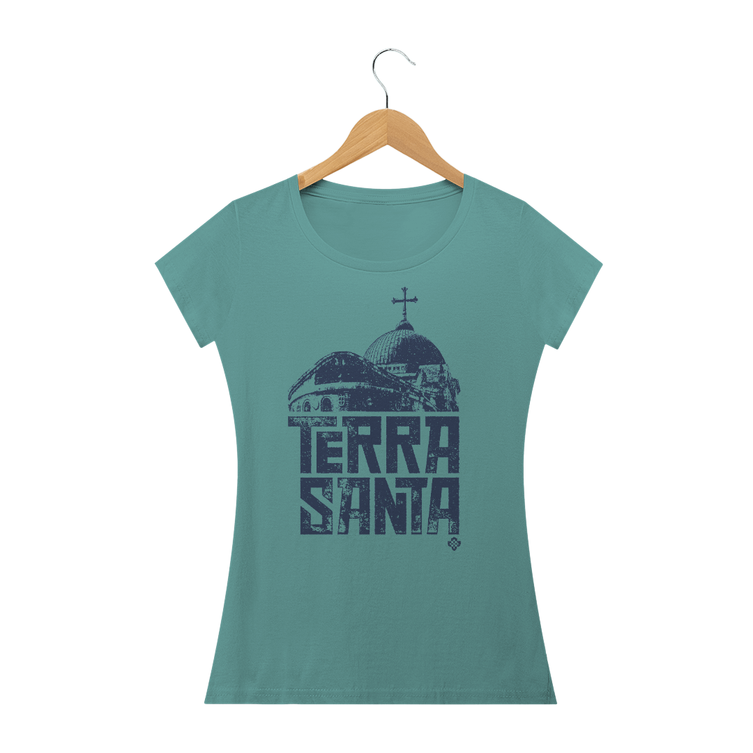 Nome do produto: Camiseta Feminina Terra Santa