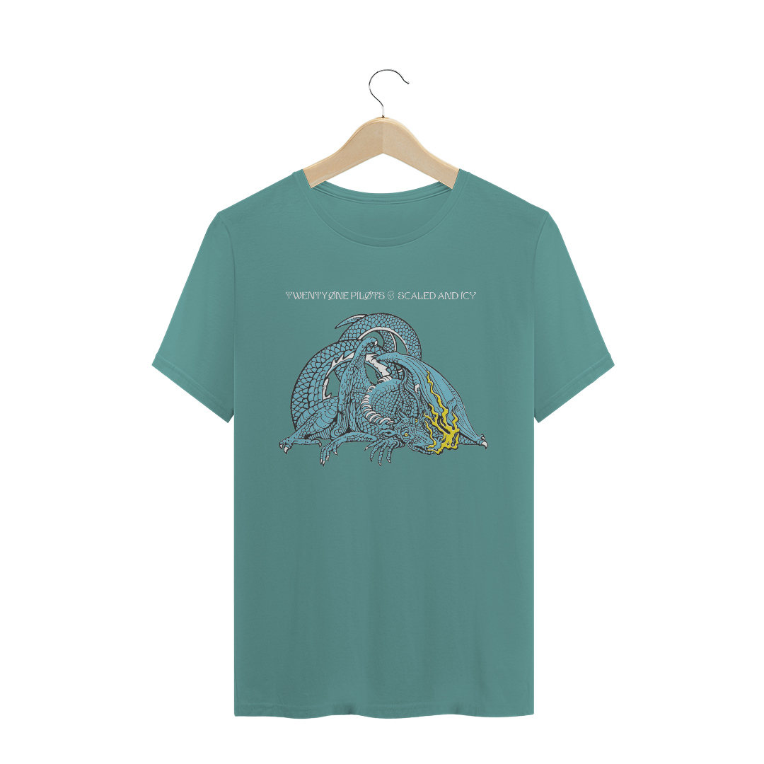 Nome do produto: CAMISA ESTONADA - TRASH | TWENTY ONE PILOTS (escrita branca)