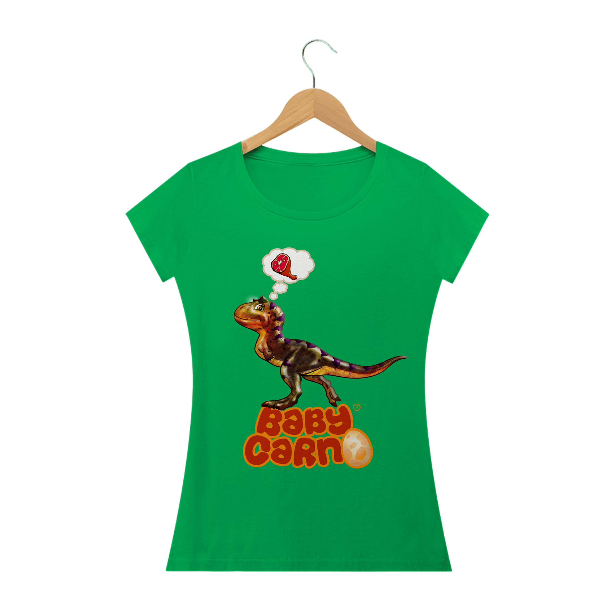 Camiseta Feminina Dinossauro Cartotauro