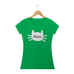 Nome do produtoCamisa Feminina Preta Gato +Cores