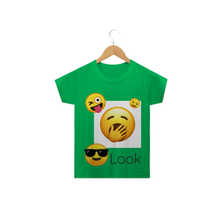Nome do produtoCamiseta emoji infantil